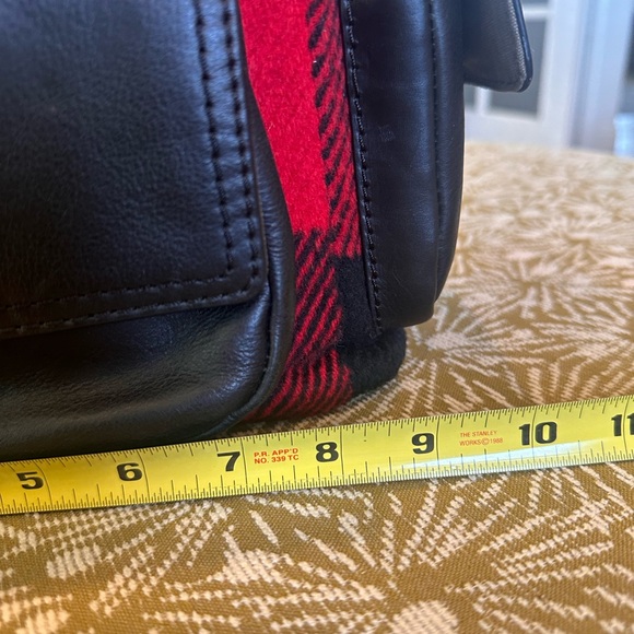 Treasure & Bond WoolPlaid Red and Black Backpack - Picture 11 of 12